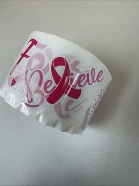 Believe Pink Ribbon stickers- Breast Cancer Awareness assorted stickers
